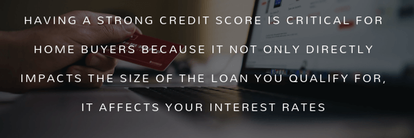 Having a strong credit score is critical for home buyers because it not only directly impacts the size of the loan you qualify for, it affects your interest rates. CoreTitle Title Insurance Real Estate